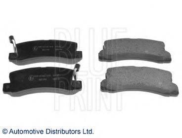 Колодки гальмівні задні дискові Lexus, Toyota (вир-во Blue Print) BLUE PRINT ADT34284 на TOYOTA CARINA Mk II седан (_T17_)