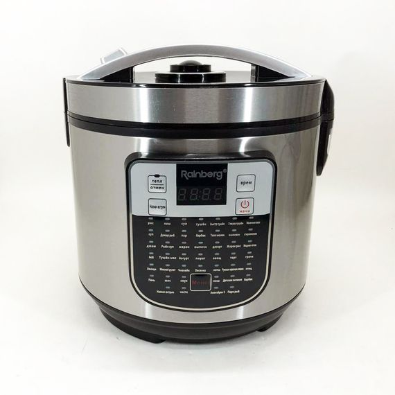 Мультиварка пароварка Rainberg RB-6209 45 програм 6 л 1000W, Сенсорна NT-750 мультиварка рисоварка | Зображення 9