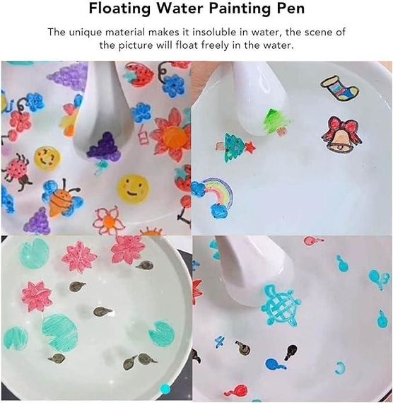 Маркери для малюнків на воді 12 шт., MARKERS FOR KIDS/Набір скетч фломастерів | Зображення 2