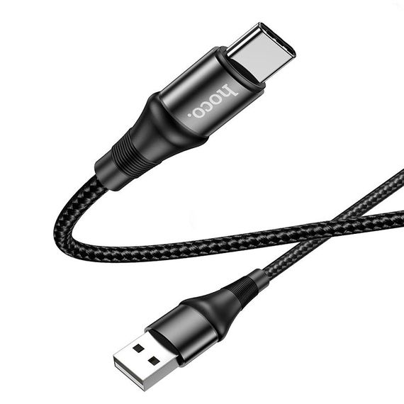 Дата кабель Hoco X50 "Excellent" USB to Type-C (1m) Чорний | Зображення 3