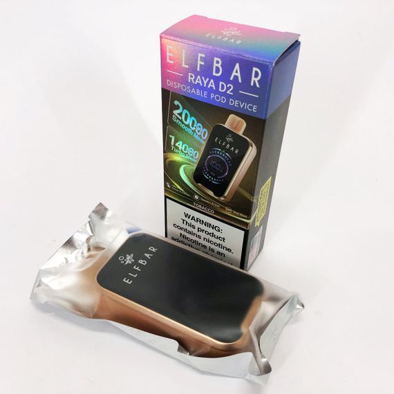 ELF BAR RAYA D2 20000 смак Тютюн (Tobacco) | Зображення 1