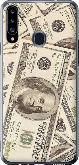 Чехол на Samsung Galaxy A20s A207F Доллары "3016u-1775-17620"