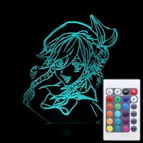 Акриловий світильник-нічник з пультом 16 кольорів Венти 2 tty-n001687