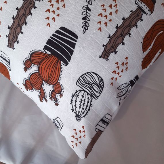 Комплект постільної білизни SoundSleep Cactus муслін підлітковий 145х210 см (94099744) | Зображення 1