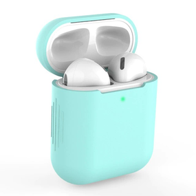 Захисний силіконовий чохол для Apple AirPods Skatolly, М'ятний