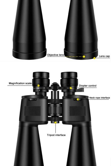 Бінокль BORWOLF 20-60X70 з високим збільшенням | Зображення 1