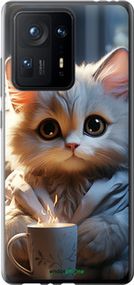 Чохол на Xiaomi Mix 4 Білий кіт "5646u-2475-2448"