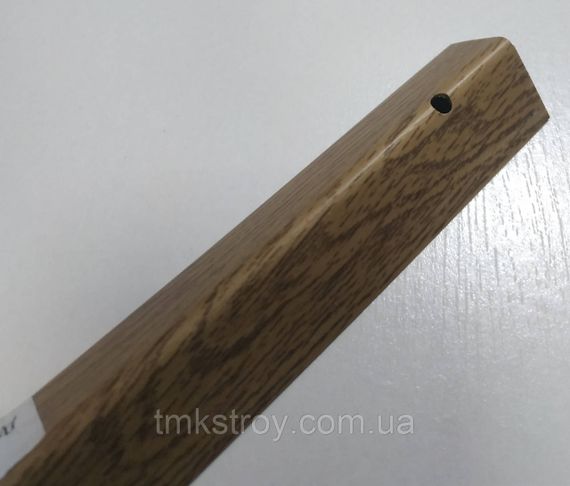 Угол ПВХ 20×20 длина 2,7м разных цветов Дуб рустик
