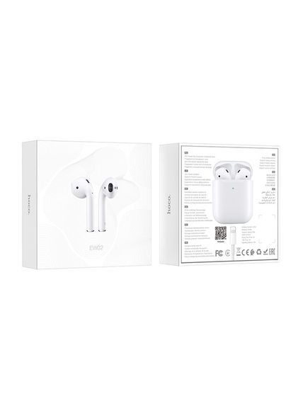 Беспроводные Наушники HOCO EW02 Plus, Bluetooth, 350 мАч, белый | Зображення 5