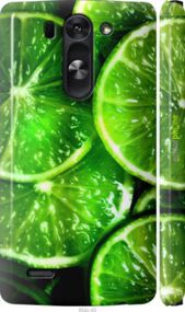 Чохол на LG G3s D724 Зелені часточки лимона "852m-93-2448"