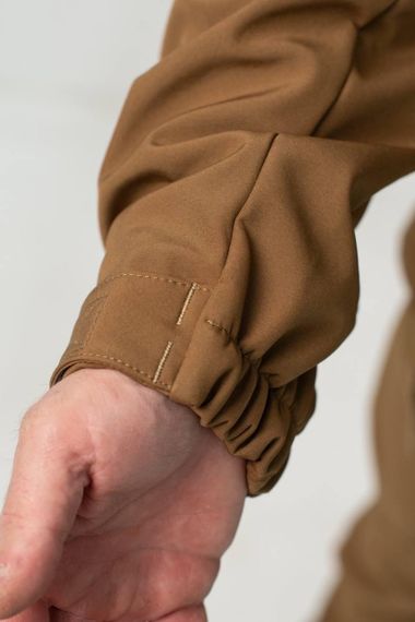 Військова куртка на флісі Soft Shell Military койот | Зображення 6