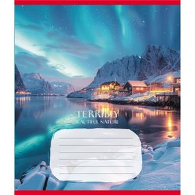 Зошит учнівський "Неймовірно красива природа" 024-560107L-2 в лінію, 24 аркуші