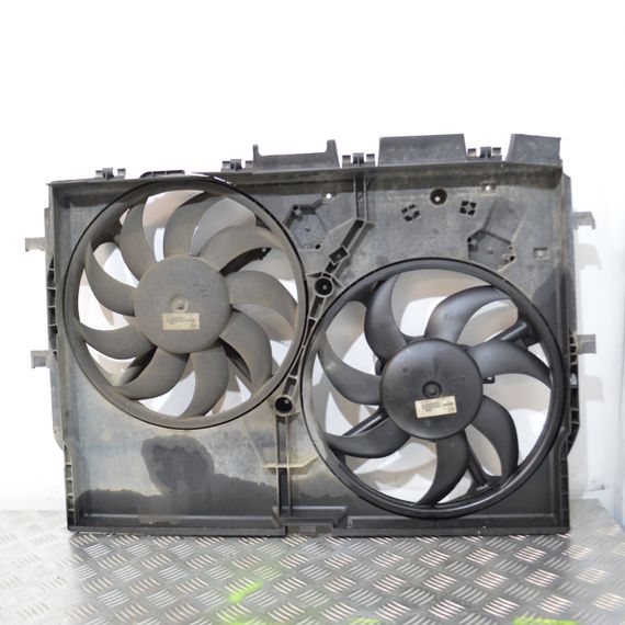 Вентилятор радіатора Fiat Ducato 2006-2014 Дифузор вентилятора радіатора Фіат Дукато 1358017080 | Зображення 2