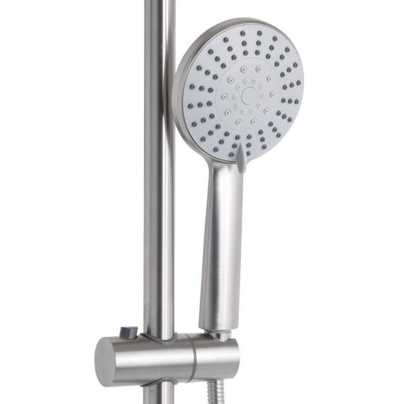 Душевая система универсальная Lidz Aria 1030 на три потребителя (с изливом) (k35) LDARI1030NKS34932 Nickel | Зображення 3