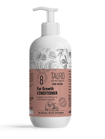 Кондиціонер для стимуляції росту шерсті собак та котів Tauro Pro Line Pure Nature Fur Growth, 400 ml