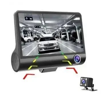 Автомобільний реєстратор 1080P FHD РК-екран 3 камера заднього огляду 170 | Зображення 3