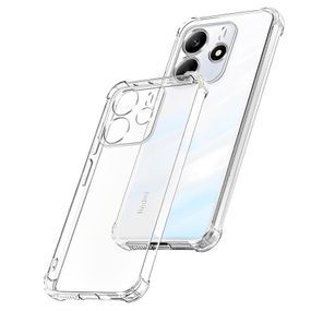 TPU чехол GETMAN Ease logo усиленные углы Full Camera для Xiaomi Redmi Note 14 4G (Europe version) Бесцветный (прозрачный)