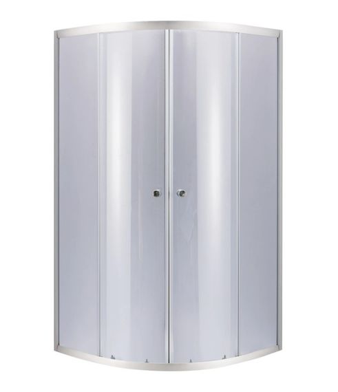 Набір Lidz Душова кабіна Latwa SC90x90.SAT.LOW.GR, напівкругла, скло тоноване 4 мм + Душовий піддон Kapielka ST90x90x15 | Зображення 9