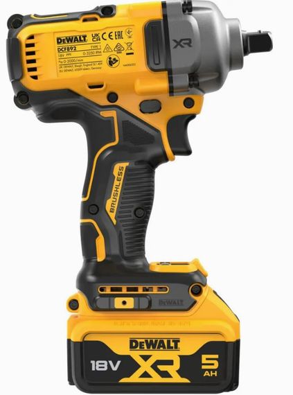 Гайкокрут ударний акумуляторний DeWalt з АКБ та ЗП DCF892P2T | Зображення 1