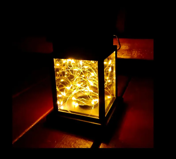 Уличный садовый подвесной фонарь на солнечной батарее, водонепроницаемый The lamp | Зображення 1