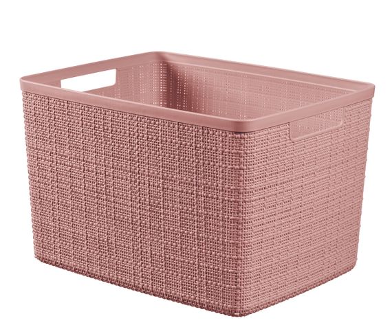 Кошик для зберігання Curver (Курвер) Jute 20 л (01907) Рожевий