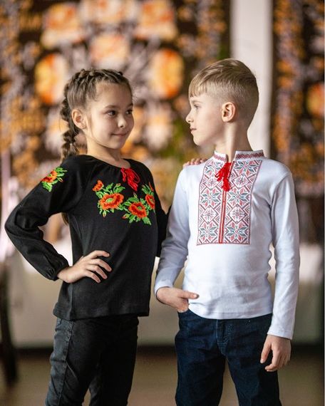 Вишиванка для хлопчика з довгим рукавом Носи своє 98 Білий (p-11939-132069) | Зображення 3