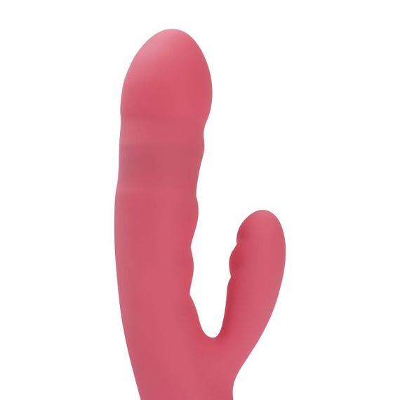 Вібратор-кролик Svakom Avery Strawberry Pink зі стовбуром, що рухається, рух вперед-назад Sex Aura | Зображення 2
