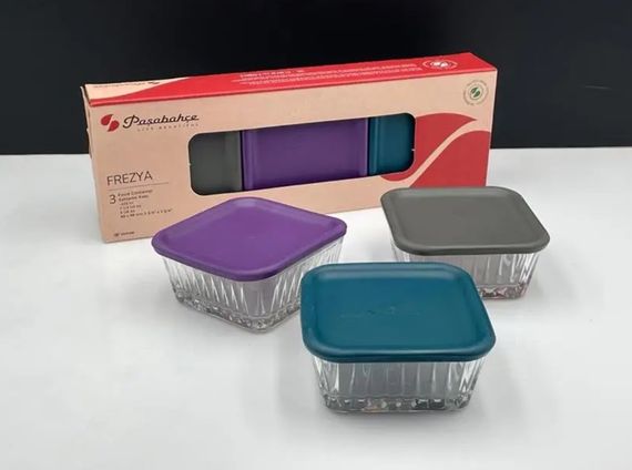 Набір контейнерів харчових Pasabahce Frezya PS-950126-3 3 предмети