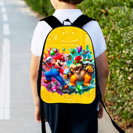 Рюкзак дитячий Маріо "Super Mario" 34х27см, міський ранець для хлопчика (00506)