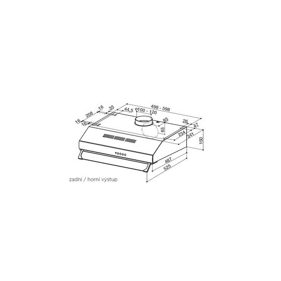 Витяжка кухонна Faber 2740 Pb Srm Wh A60, білий (300.0557.570) | Зображення 2