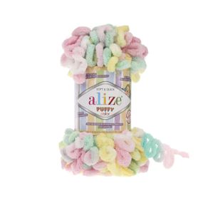 Пряжа ALIZE PUFFY COLOR 5862 алізе пуффі колор