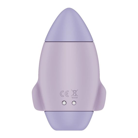 Вакуумний стимулятор з вібрацією Satisfyer Mission Control Violet, 2 незалежні мотори | Зображення 4