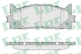 Колодка гальм. диск. TOYOTA CAMRY передн. (вир-во LPR) LPR 05P1593 на LEXUS ES (GSV4_, ACV4_)