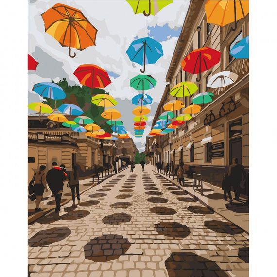 Картина за номерами "Вілиця у Львові" Art Craft 11235-AC 40х50 см