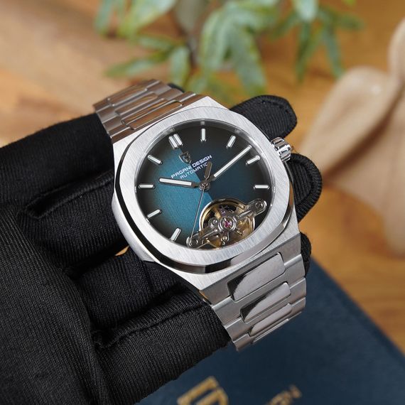 Чоловічий годинник Pagani Design PD-YS025 Silver-Blue | Зображення 5