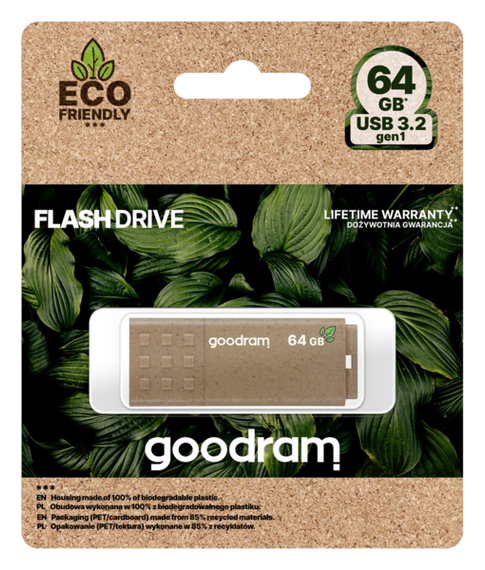 Flash Drive Goodram UME3 64GB USB3.0 Eco Friendly (UME3-0640EFR11) | Зображення 4