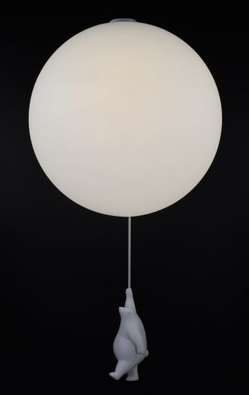 Люстра стельова на 1 лампочку 26811 Білий 75х40х40 см. | Зображення 1