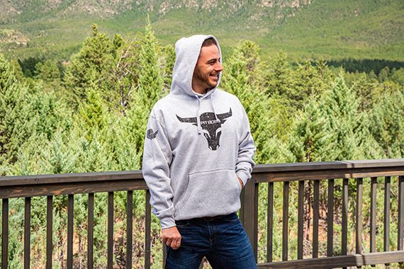 Худі Pit Boss Bull, Grey Heather - чоловіче M 40556 Код: 011636 | Зображення 1