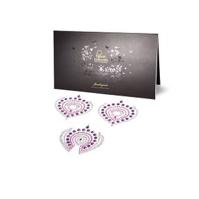 Прикраси для грудей та бікіні FLAMBOYANT зі стразами рожево-фіолетовий