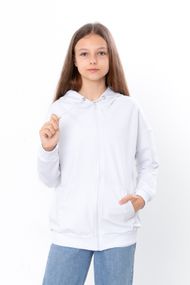 Худі для дівчинки (підлітковий) Носи своє 164 Білий (p-14115-158610)