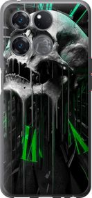 Чехол на OnePlus Ace Racing Череп-часы "4100u-2955-17620"