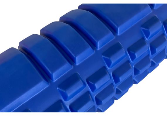 Масажний ролик EasyFit Grid Roller 33 см v.1.1 Синій (EF-2020a-BL) | Зображення 1