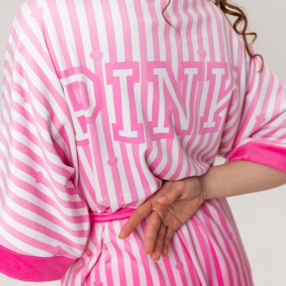 Халат жіночий з плюшевого велюру Victoria's Secret Pink 3433_XL 16018 XL | Зображення 1