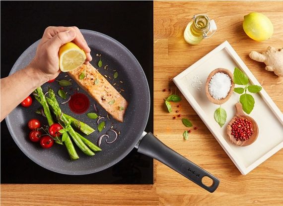Tefal Сковорода Healthy Chef, 24см, алюміній, сірий (G1500472) | Зображення 1