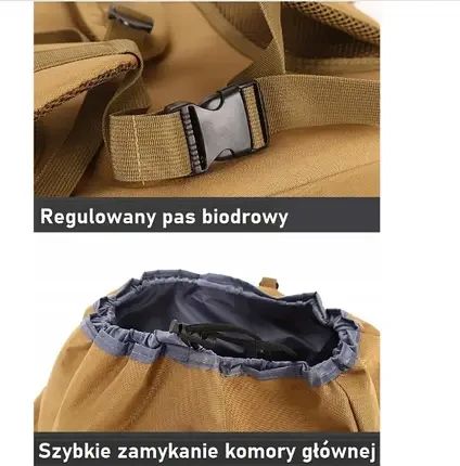 Рюкзак тактичний похідний Raged Sheep ZA3072 армійський рюкзак 70 л | Зображення 2