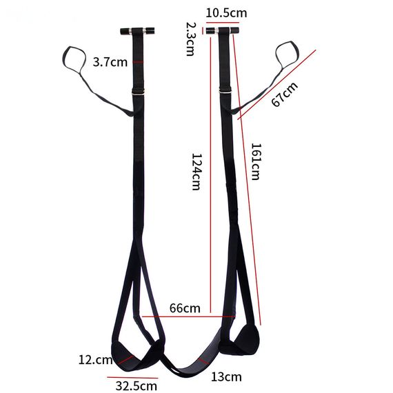 БДСМ Гойдалка Babydoll Універсальний.. Чорний 911880 | Зображення 2