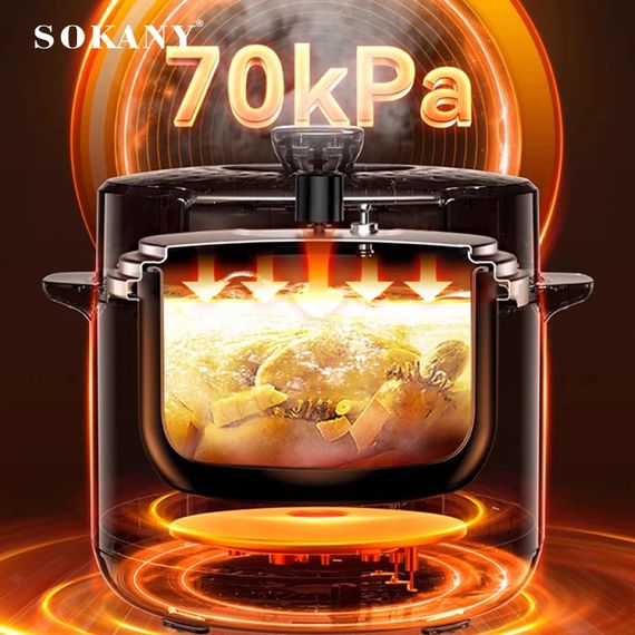 Мультиварка-скороварка з 15 автоматичними програмами XPRO SK-07055 7л (45762-SK-07055_2077) | Зображення 6