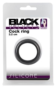Эрекционное кольцо - Black Velvets Cock Ring, 3.2 см sexstyle