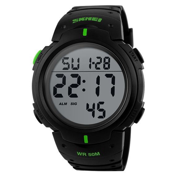 Skmei 1068GN Black-Green | Зображення 2