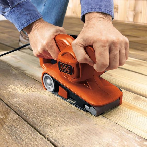 Шліфмашина стрічкова мережева BLACK+DECKER KA86 | Зображення 3
